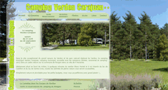 Desktop Screenshot of camping-gorgesduverdon-carajuan-rougon.com